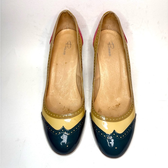 Rizzo Colorblock Patent Leather Pumps | 38 - Picture 2 of 9